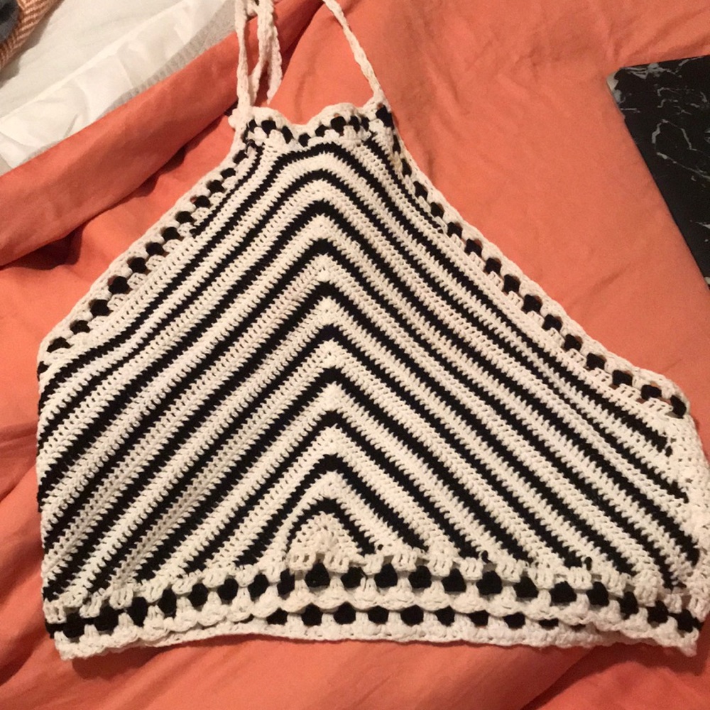 Forever 21 crochet crop top